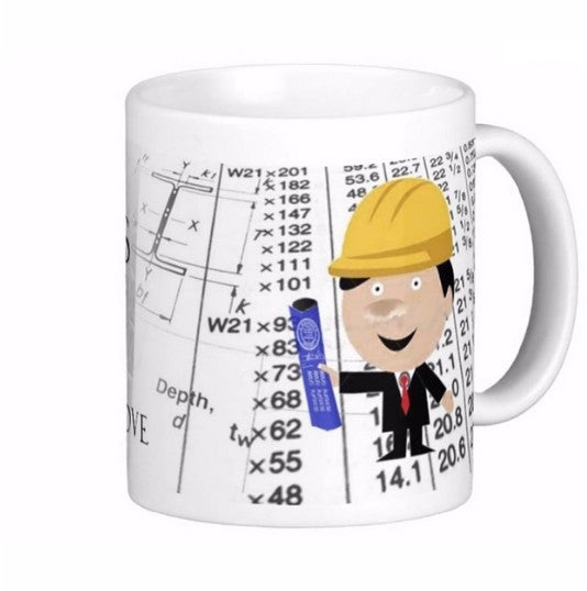 Civil Engineer White Coffee Mugs