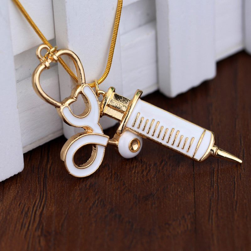 Medical Profession Stethoscope Necklace
