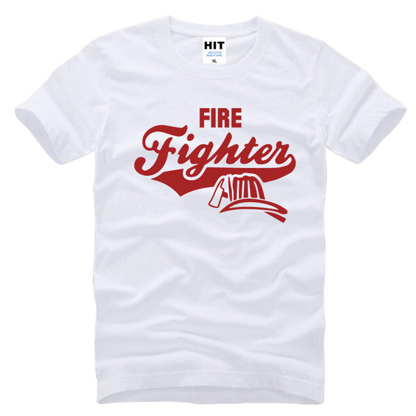 Creative Firefighter Casual T-shirt