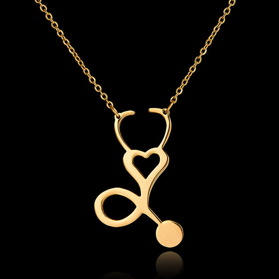 Nurse Doctor Chain Stethoscope Necklace