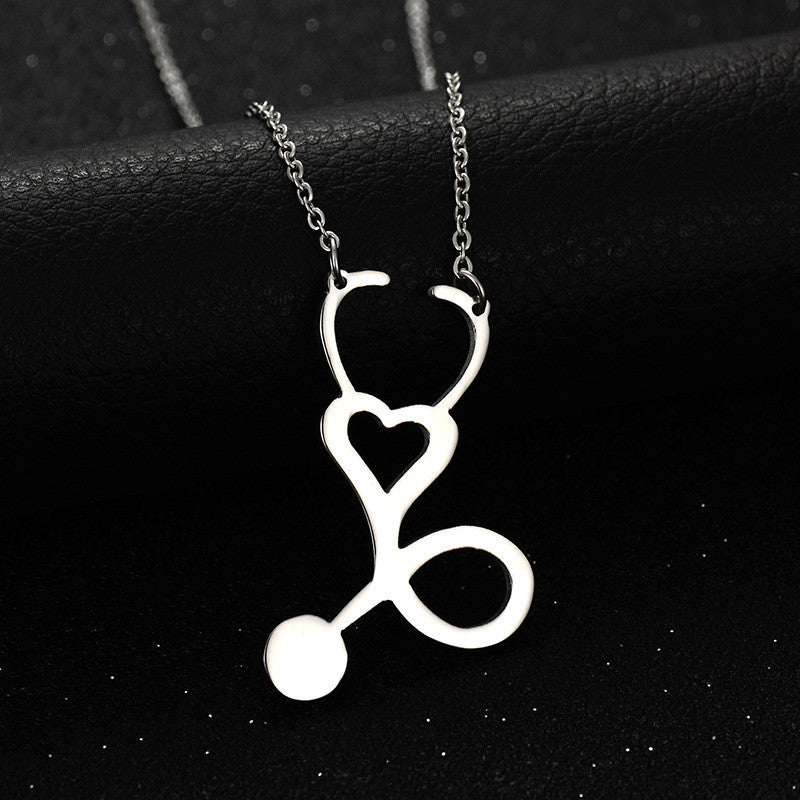 Nurse Doctor Chain Stethoscope Necklace