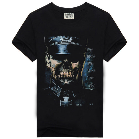 3D Police Shirt Short Sleeve