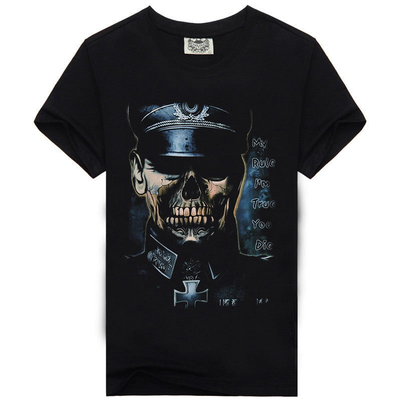3D Police Shirt Short Sleeve