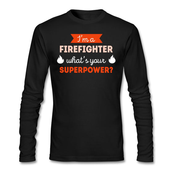 T Shirt Firefighter Superpower Professions