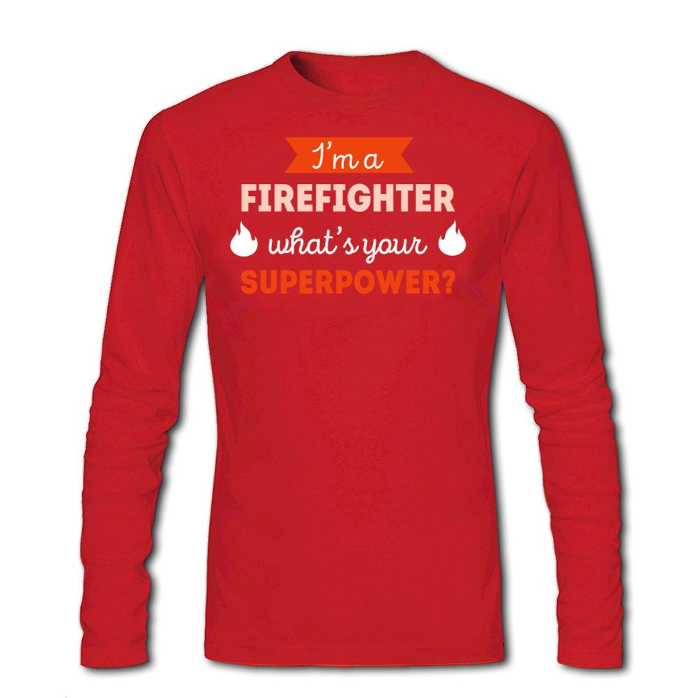 T Shirt Firefighter Superpower Professions