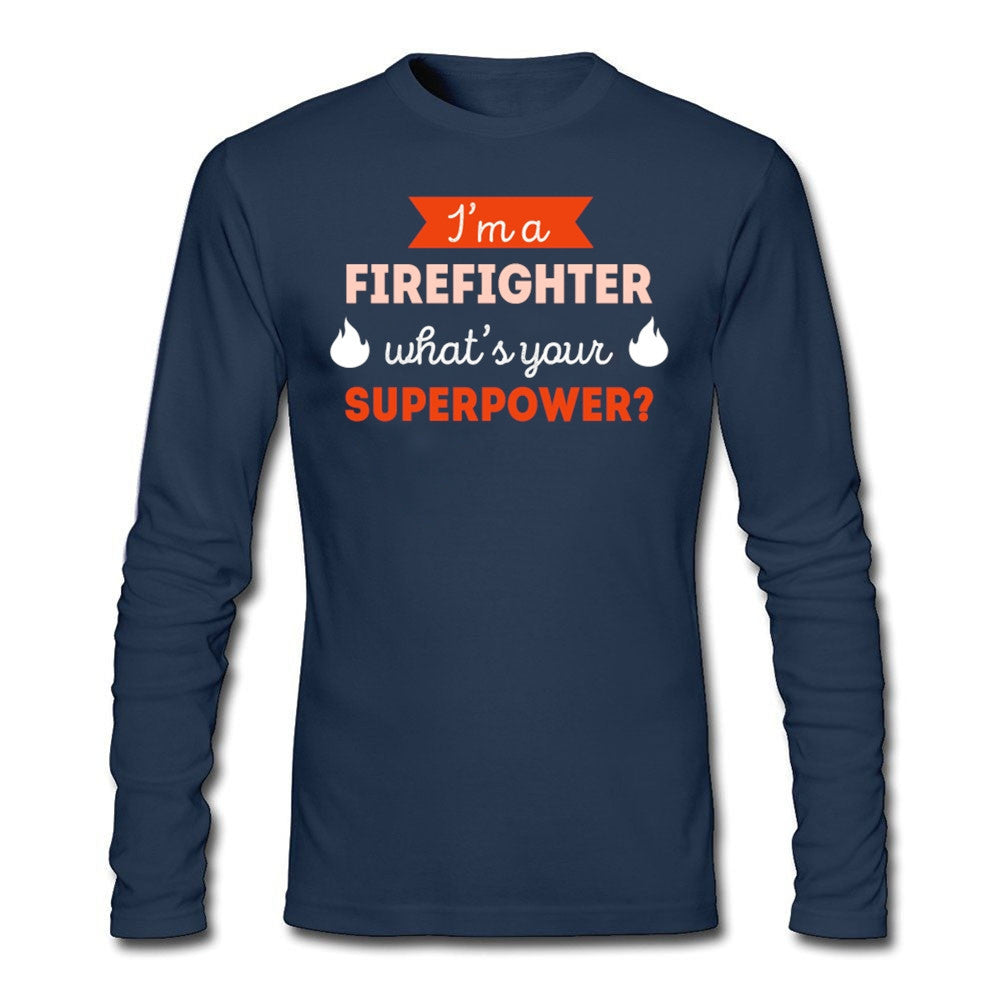T Shirt Firefighter Superpower Professions