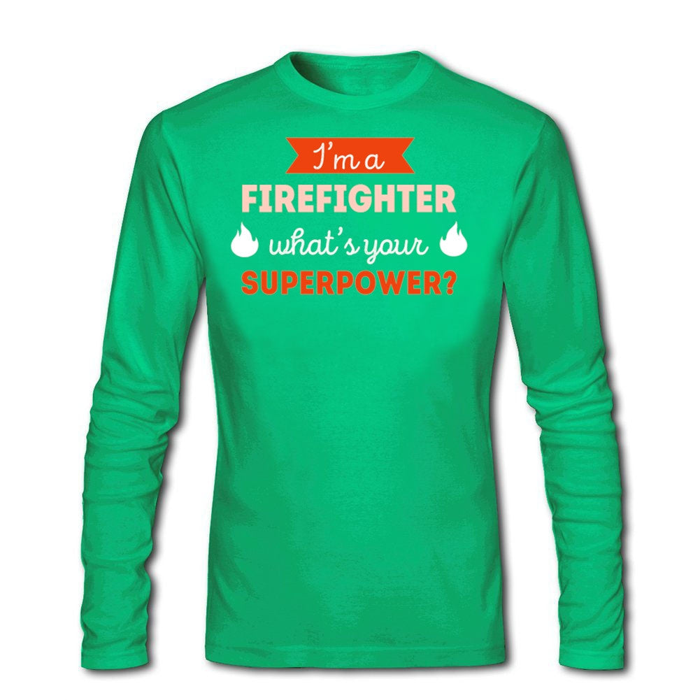 T Shirt Firefighter Superpower Professions