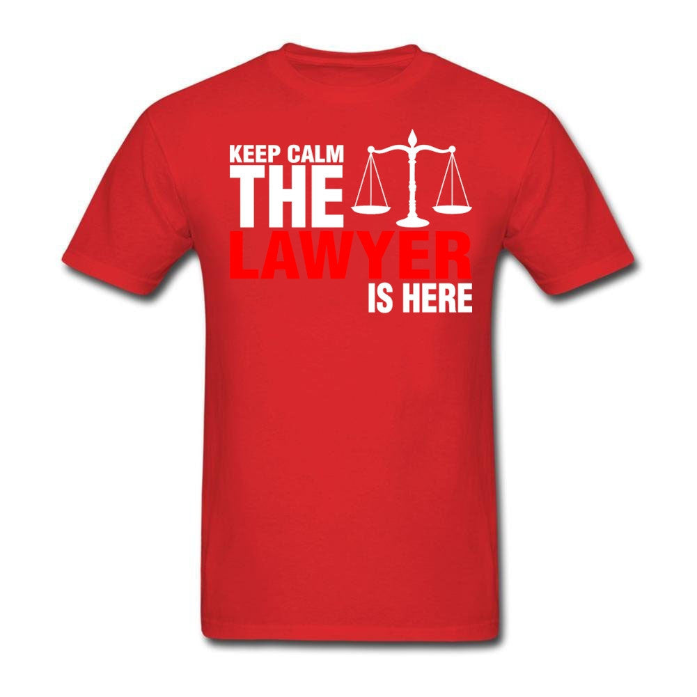 The Lawyer Is Here For Men Tee Shirt