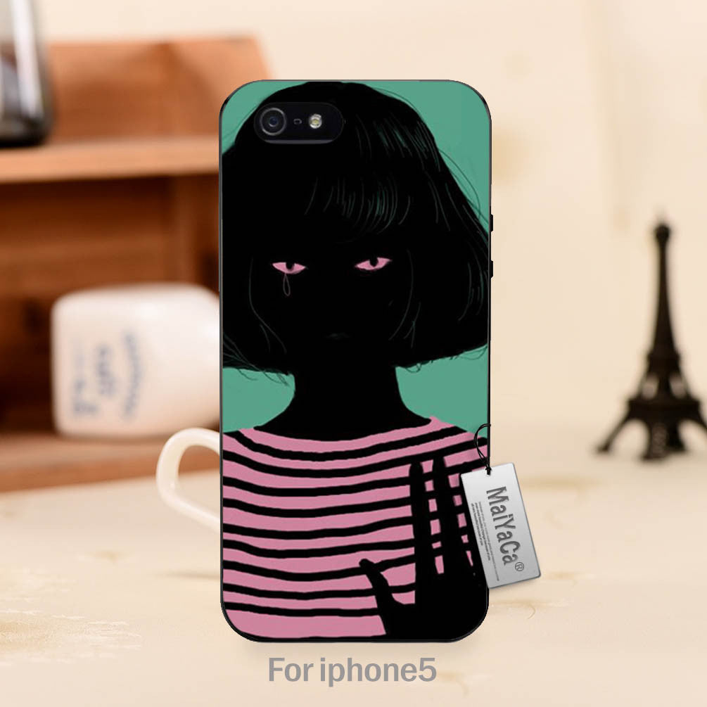 Colorful Printing Drawing Plastic Phone Case