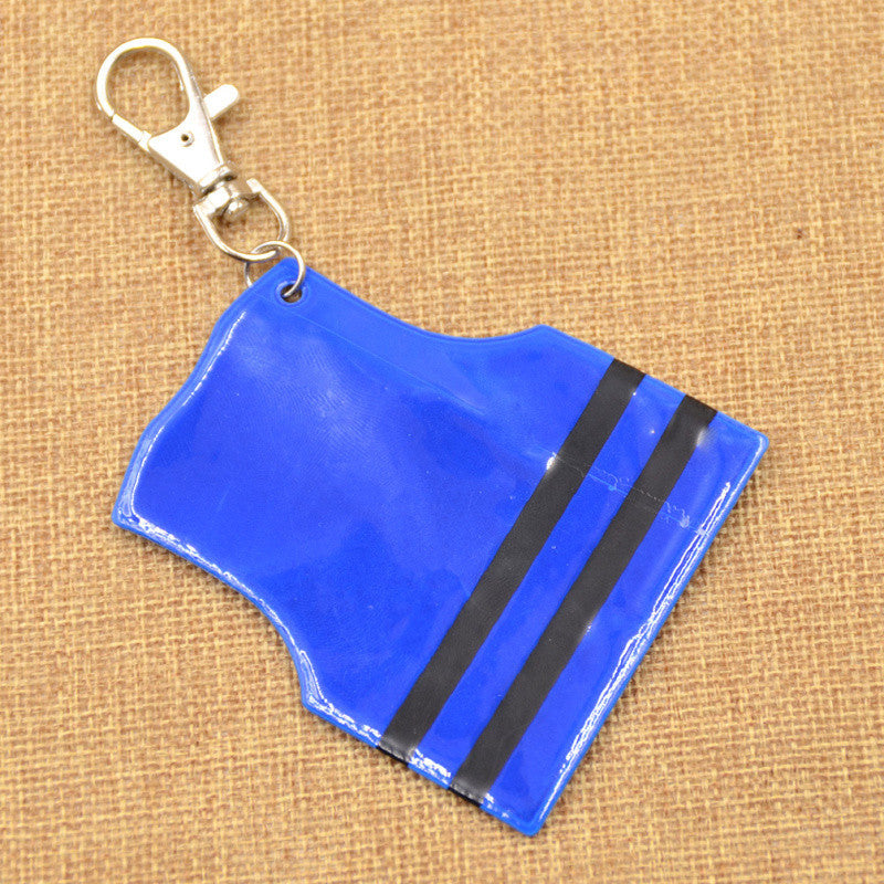 Police Vest Reflective Charm Keychain