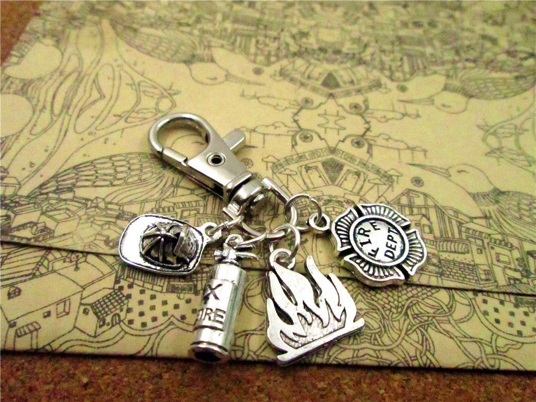 FIRE DEPT. Keychain