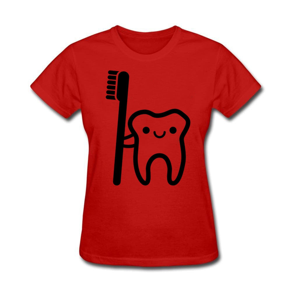 Dentist Teeth And Toothbrush T Shirts