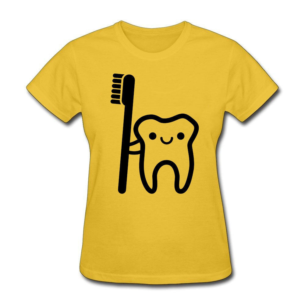 Dentist Teeth And Toothbrush T Shirts