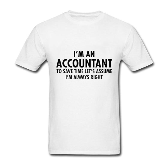 T Shirts Accountant Always Right Clothes