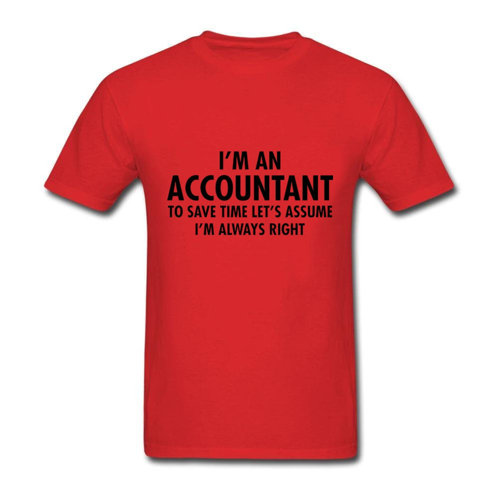 T Shirts Accountant Always Right Clothes