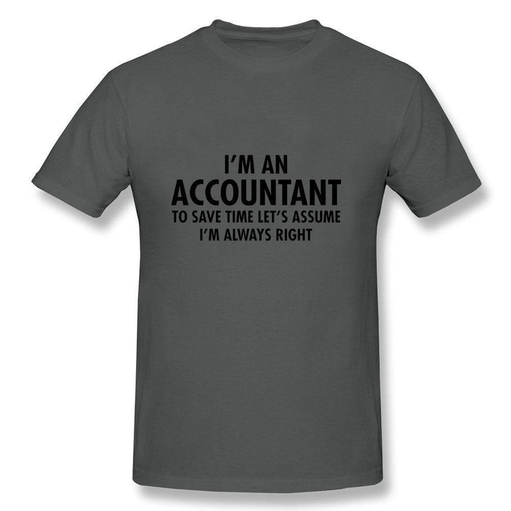 T Shirts Accountant Always Right Clothes