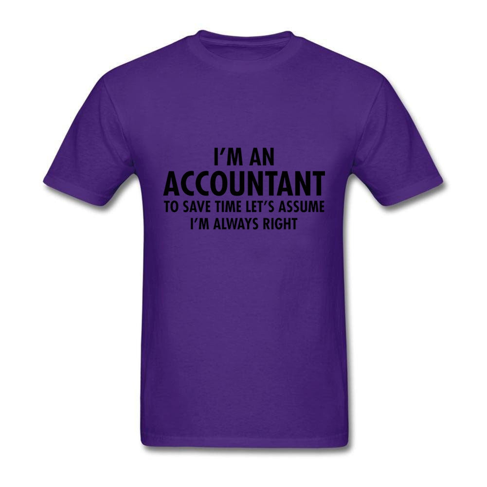 T Shirts Accountant Always Right Clothes