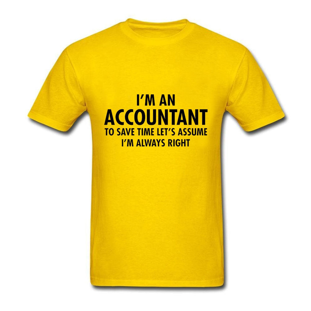 T Shirts Accountant Always Right Clothes