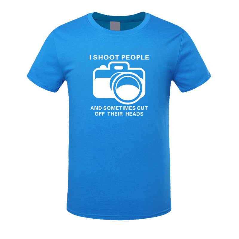 I Shoot People T-shirt Cotton