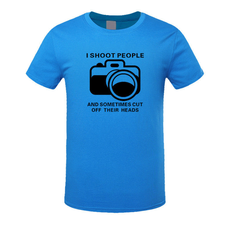 I Shoot People T-shirt Cotton