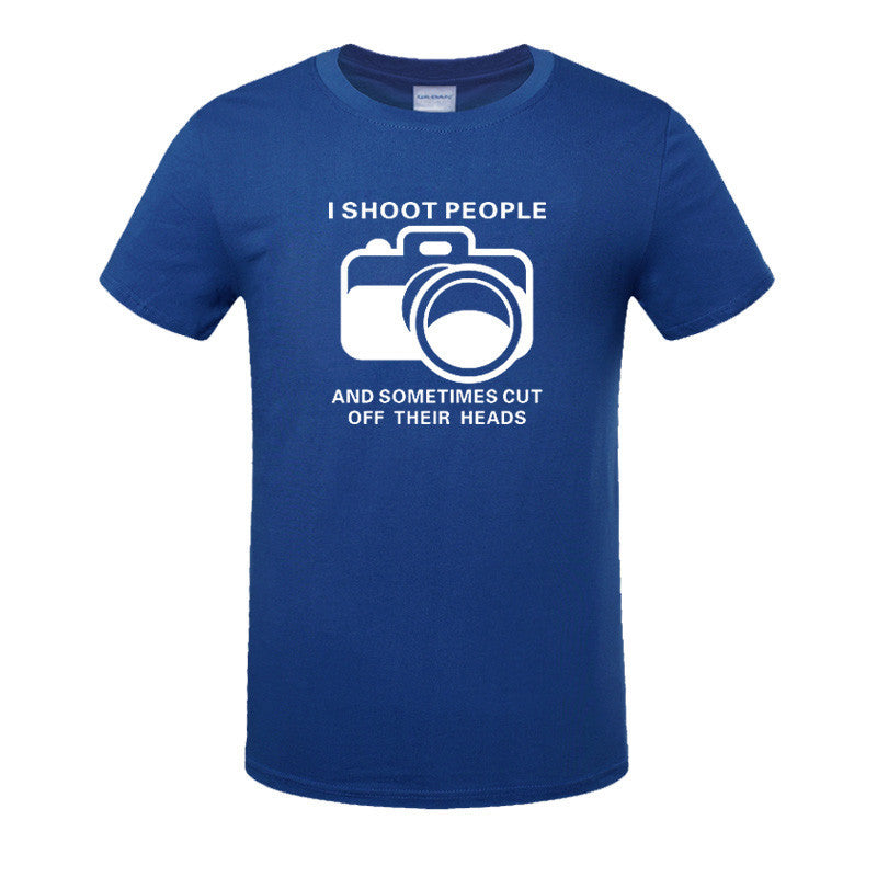 I Shoot People T-shirt Cotton