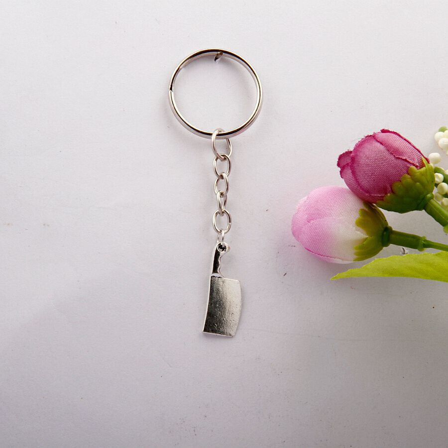 Chef Kitchen Knife Charms Keychain