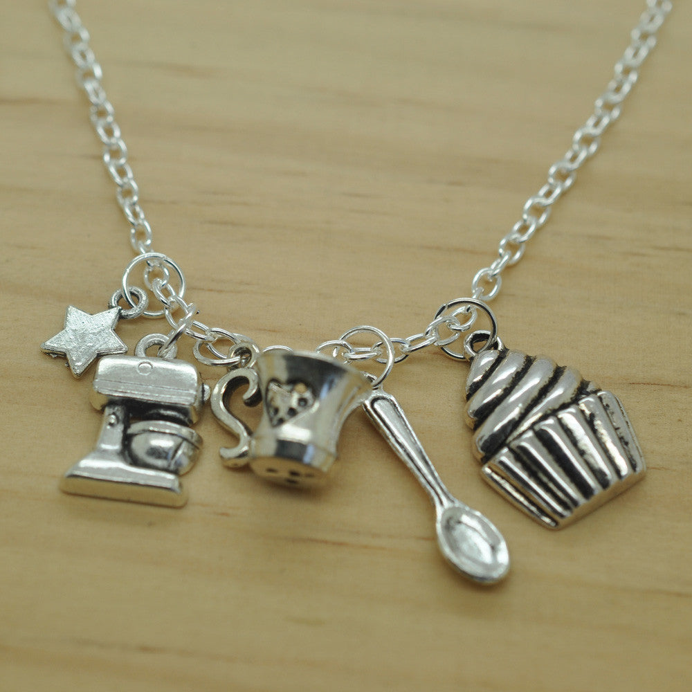 Chef  Charm Pendant Necklace