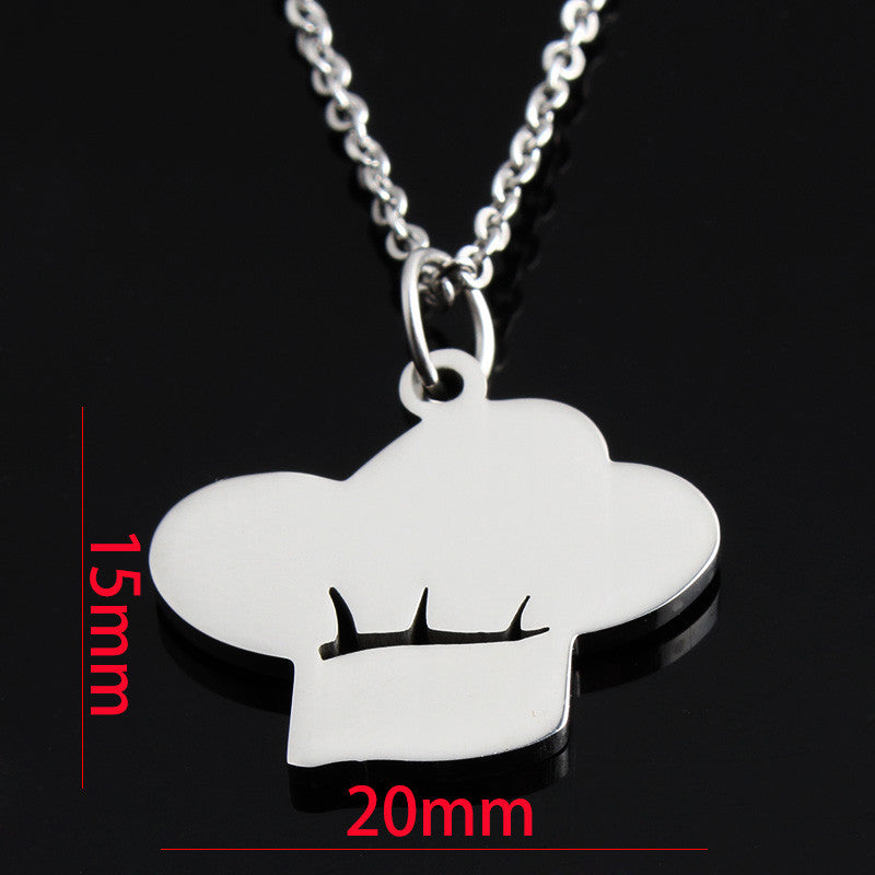 Chef Hat Pendant Body Chain Necklaces