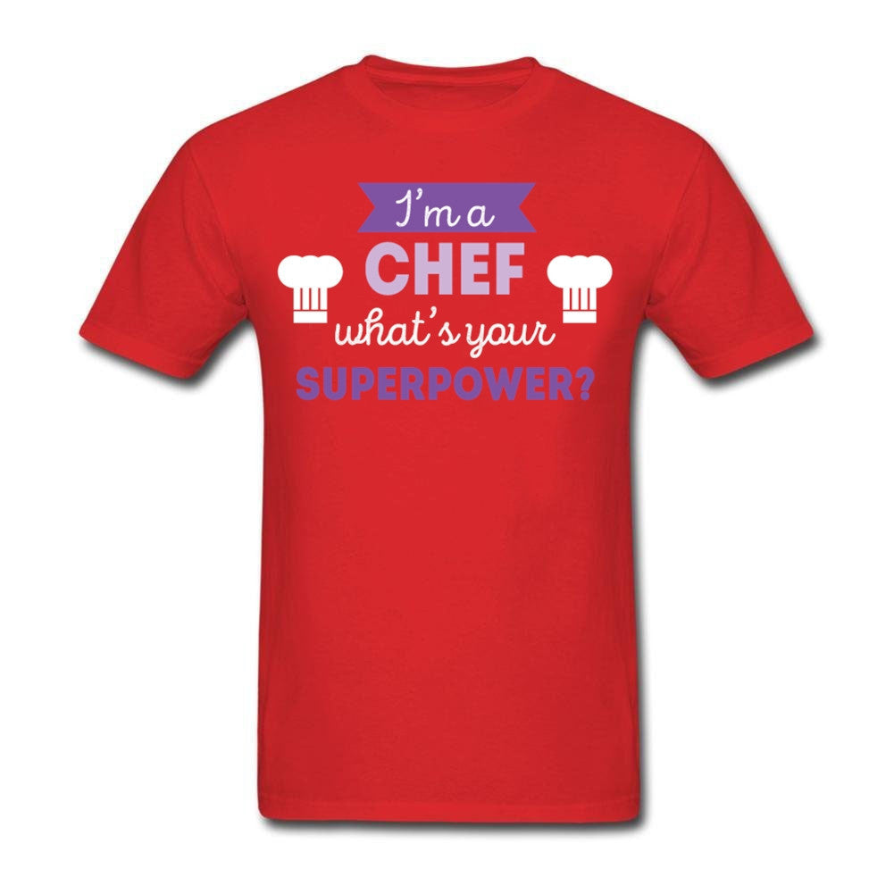 Tops Short Sleeve  T Shirts Chef
