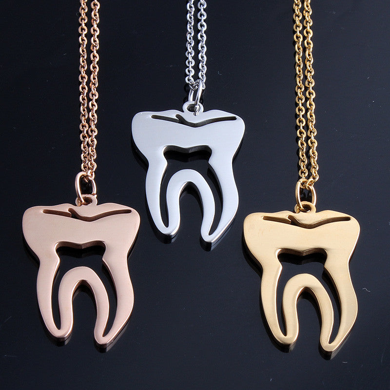Medical Tooth Necklaces for Women
